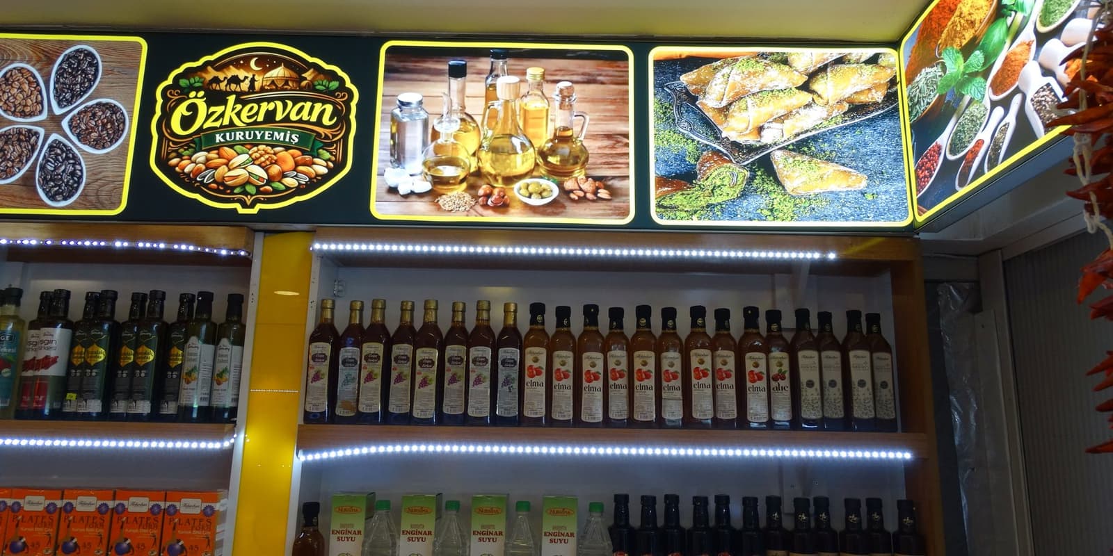 Zeytinyağı & Sirke — Öz Kervan Kuruyemiş, Antalya